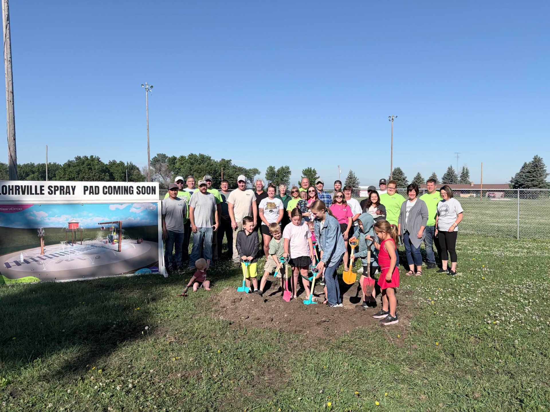 Photo for Lohrville Visions - Spray Pad Ground Breaking